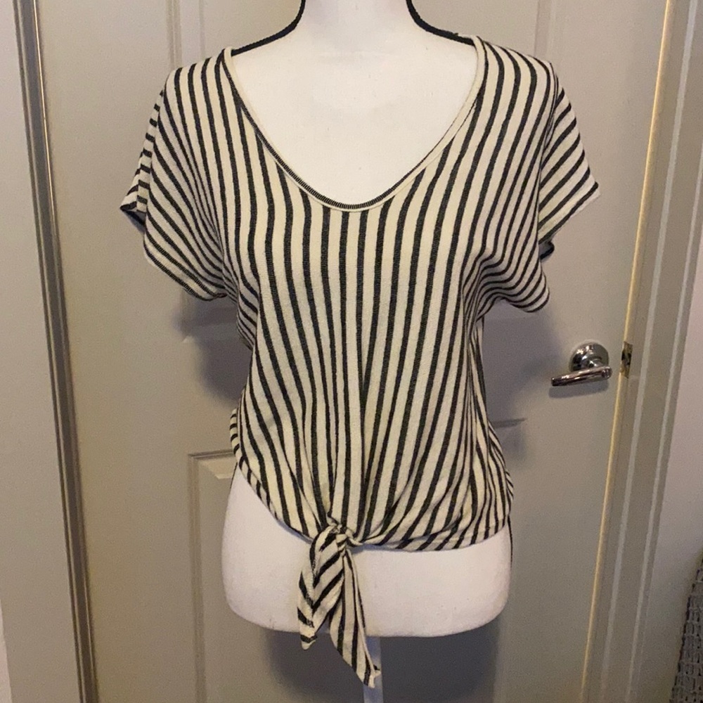 Kaki and Black Medium T-Shirt